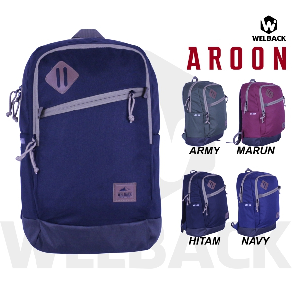 Tas Daypack Ransel Aroon Welback Untuk Harian Dan Sekolah