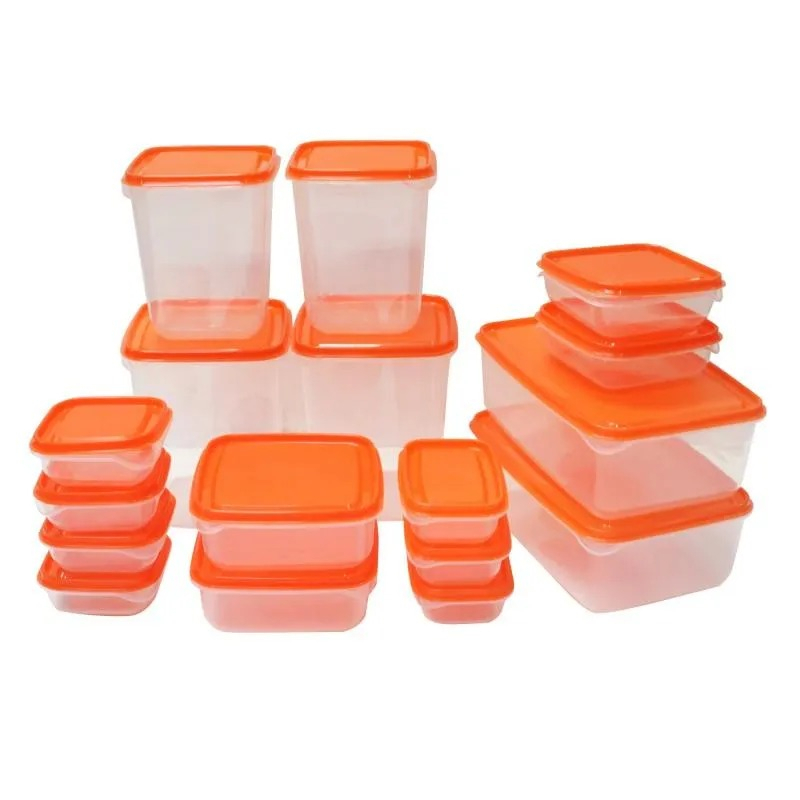 TEMPAT MAKANAN ISI 17pcs KOTAK TOPLES MAKANAN