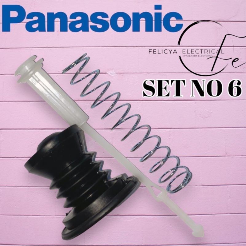 SEAL PEMBUANGAN MESIN CUCI PANASONIC SET LENGKAP DENGAN TIANG DAN PER/KLEP MESIN CUCI PANASONIC