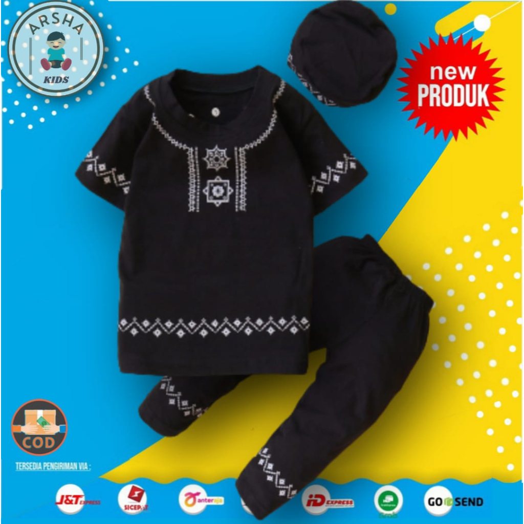 Baju koko anak laki laki one set stelan setelan baju koko anak 312 bulan kurta anak