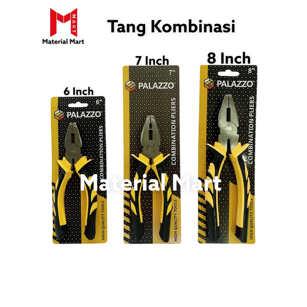 Tang Potong 6 Inch | Tang Kombinasi 7 Inch | Tang Lancip 6 Inch | 8 Inch | Material Mart