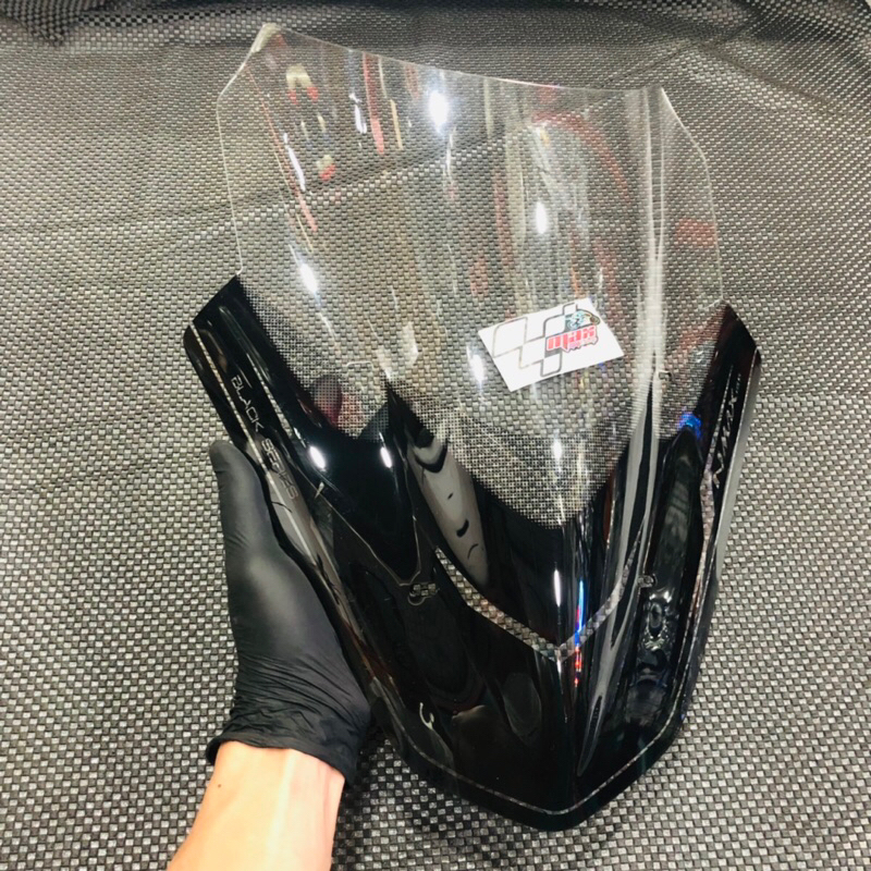 Visor Windshield BLACK SERIES N TDR BESAR NMAX NEW NMAX OLD GARANSI PECAH TUKAR BARU ATAU UANG KEMBALI 100%