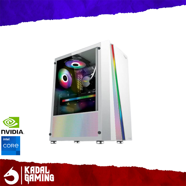 PC GAMING WHITE INTEL CORE I5 3470 VGA GT 730 FULLSET SIAP PAKAI GAMES EDITING