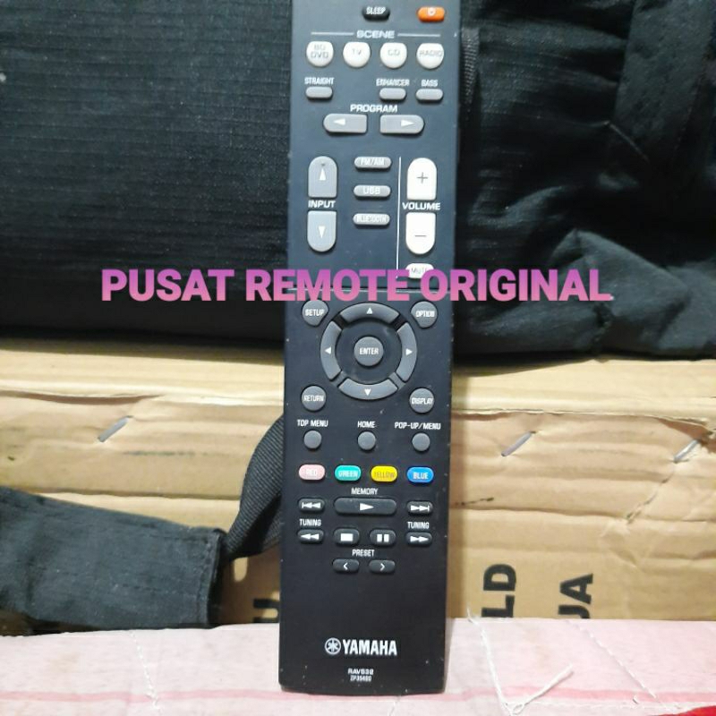 REMOTE REMOT DVD TAPE YAMAHA RAV532 ZP35480 ORIGINAL ASLI