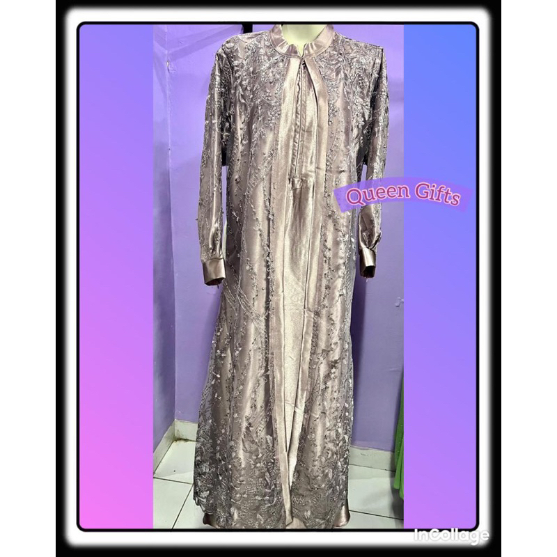 Gamis satir bridal taro