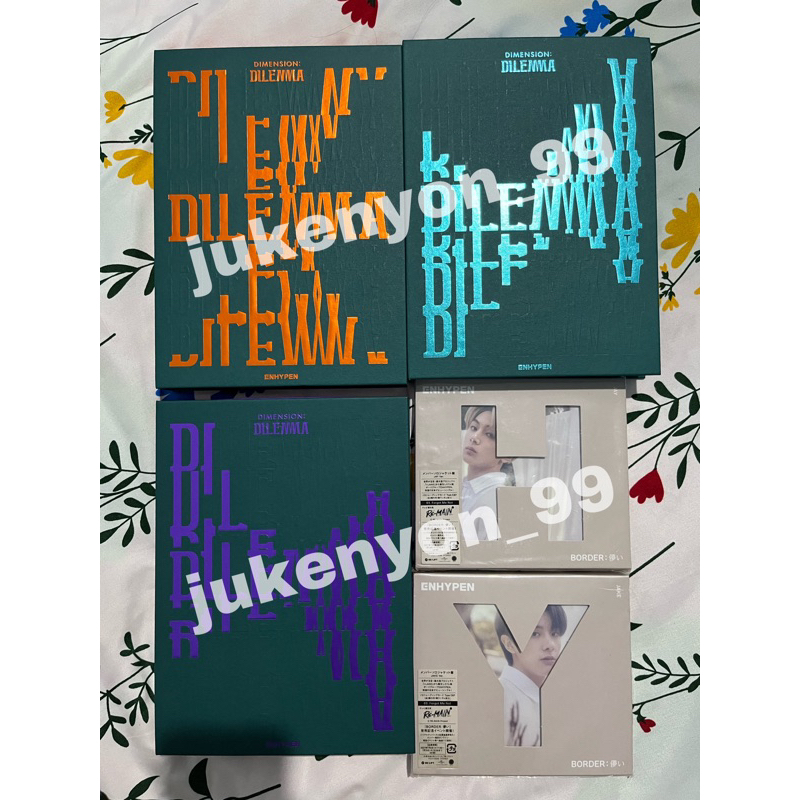 Album Only Enhypen Border: Hakanai Solo Jacket Jay Jake, Dimension: Dilemma Syclla Charybdis Odysseu