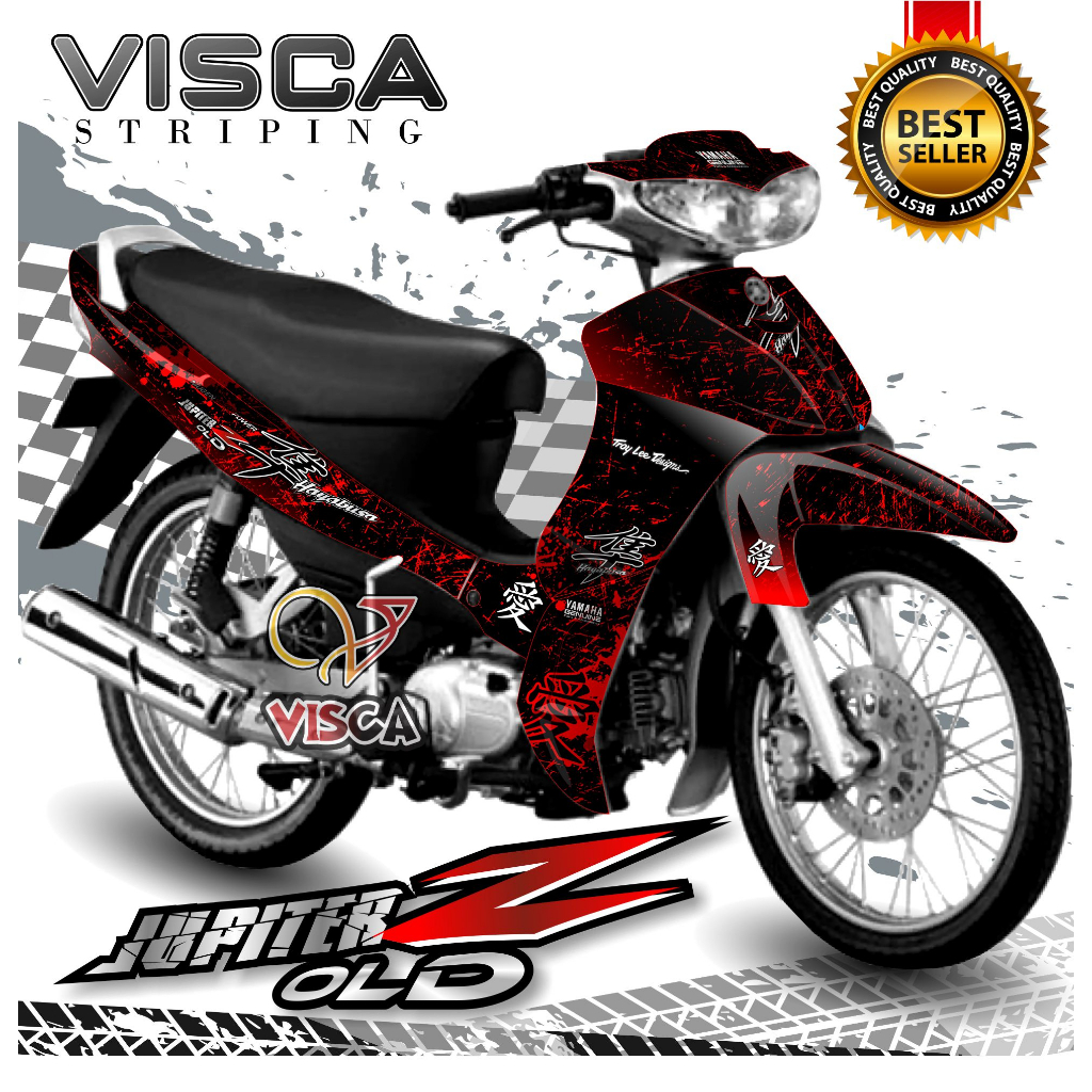 Decal Jupiter Z Lama - Stiker Jupiter Z Lama - Dekal Jupiter Z Lama - Striping Jupiter Z Lama Hayabu