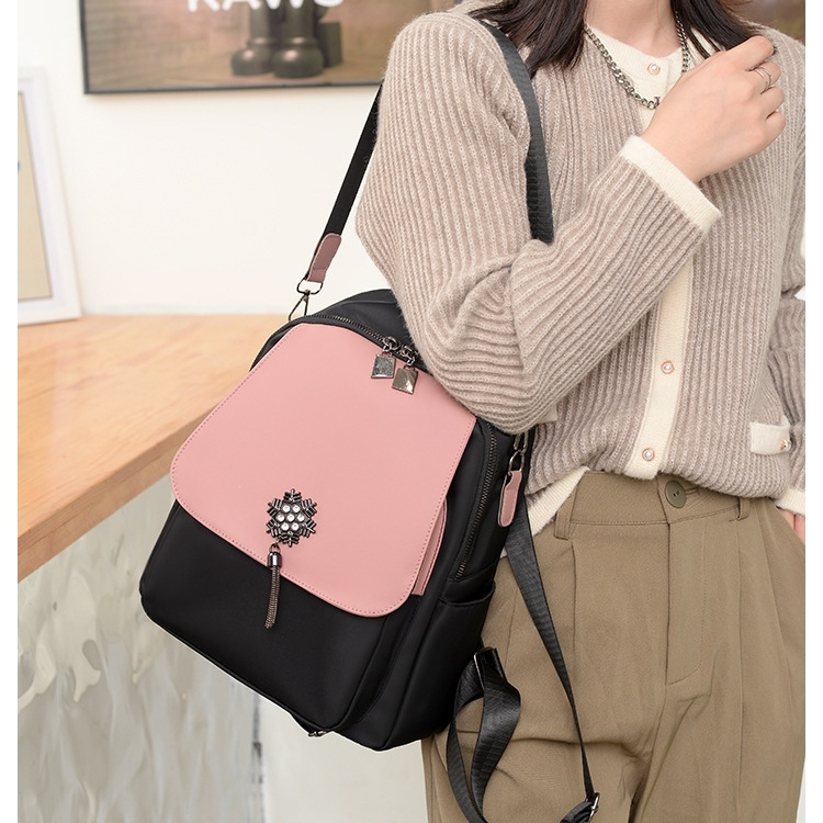 TAS RANSEL WANITA PREMIUM KOREA ANTI AIR IMPORT BATAM KEKINIAN REMAJA BACKPACK BRANDED PINK HITAM ROSIA TA786P3 GENDONG PUNGGUNG KULIAH SEKOLAH KERJA CEWEK LUCU