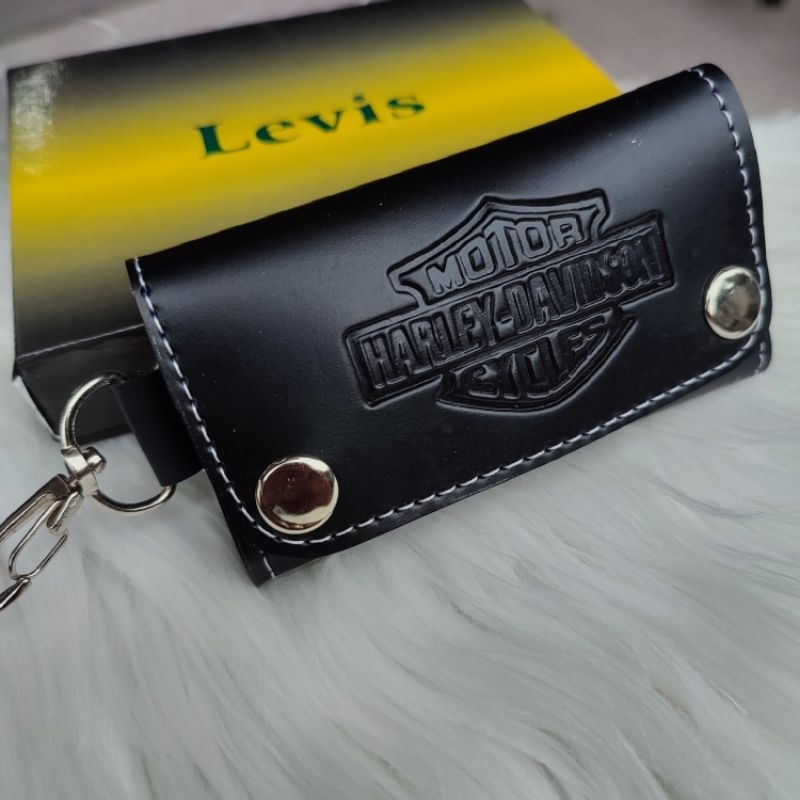 Gantungan Kunci Motor Kulit Sintetis Premium | Dompet STNK Kulit PU