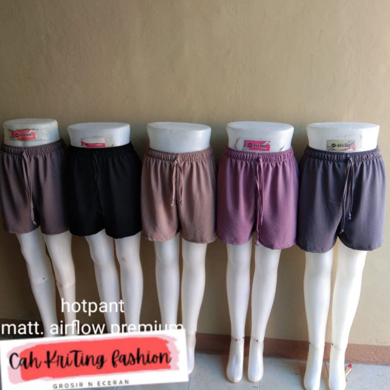 CHACHA HOTPANTS CELANA PENDEK WANITA PREMIUM AIRFLOW CRINCKLE