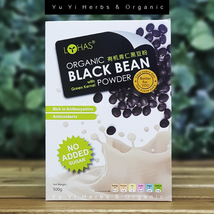 

Lohas Organic Soybean-Black Bean-Jujube Soy milk Powder 500gr/box