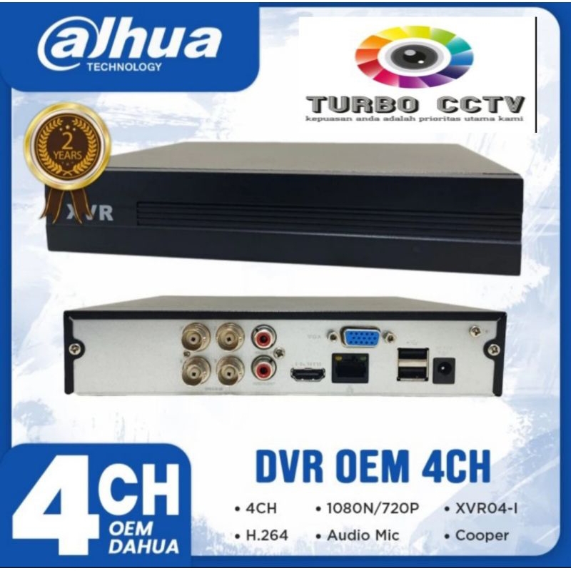 DVR DAHUA 4CH XVR04-I OEM HDCVI 1080P