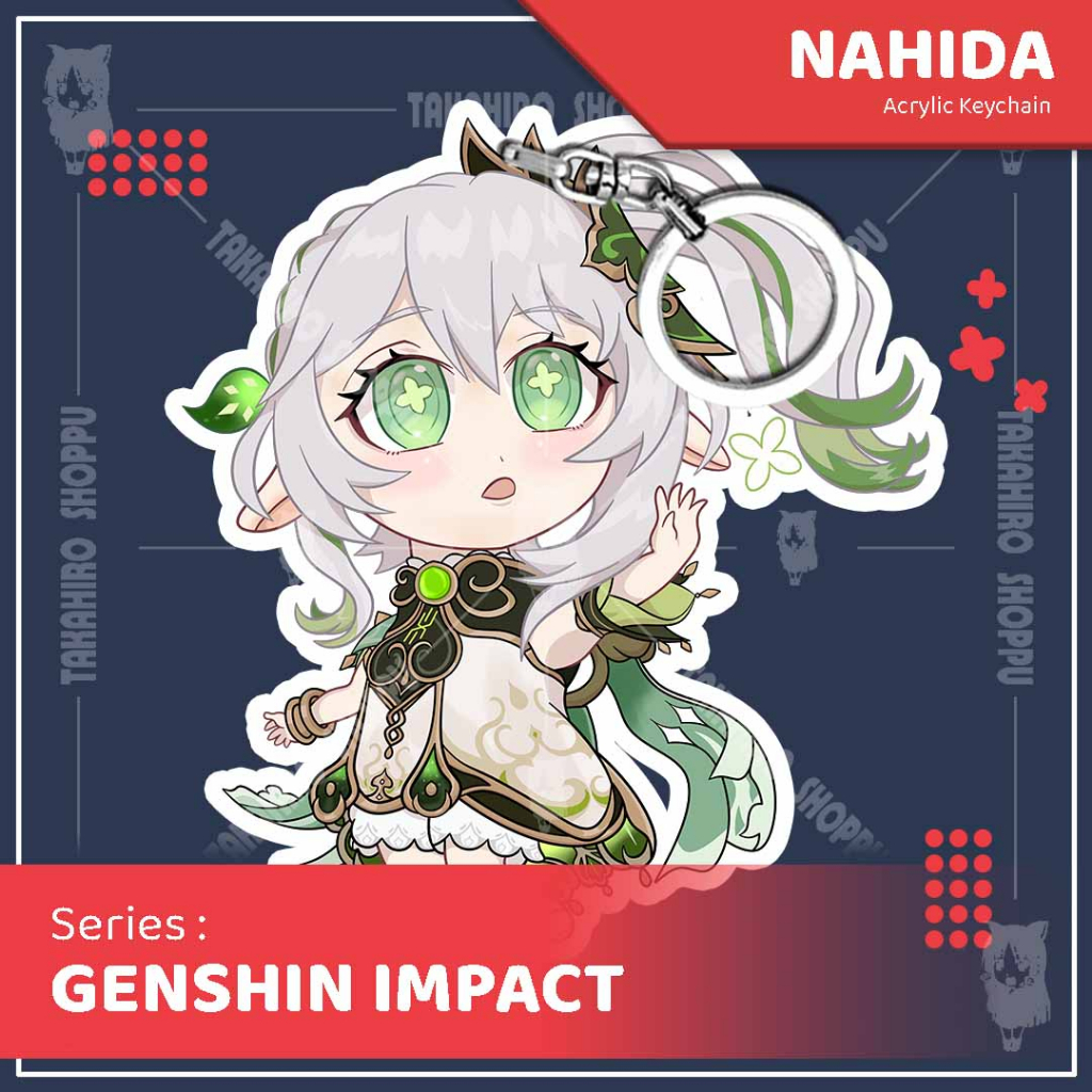 Gantungan Kunci / Keychain Akrilik Genshin Impact NAHIDA