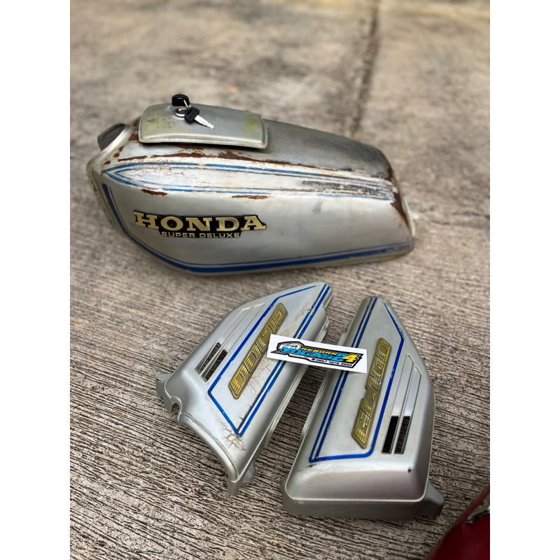 Tangki ORIGINAL GL100 cat mbladus SILVER