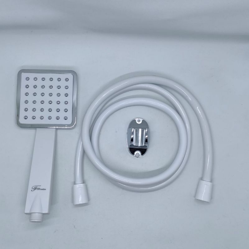 HAND SHOWER MANDI PUTIH SET/SHOWER MANDI PVC