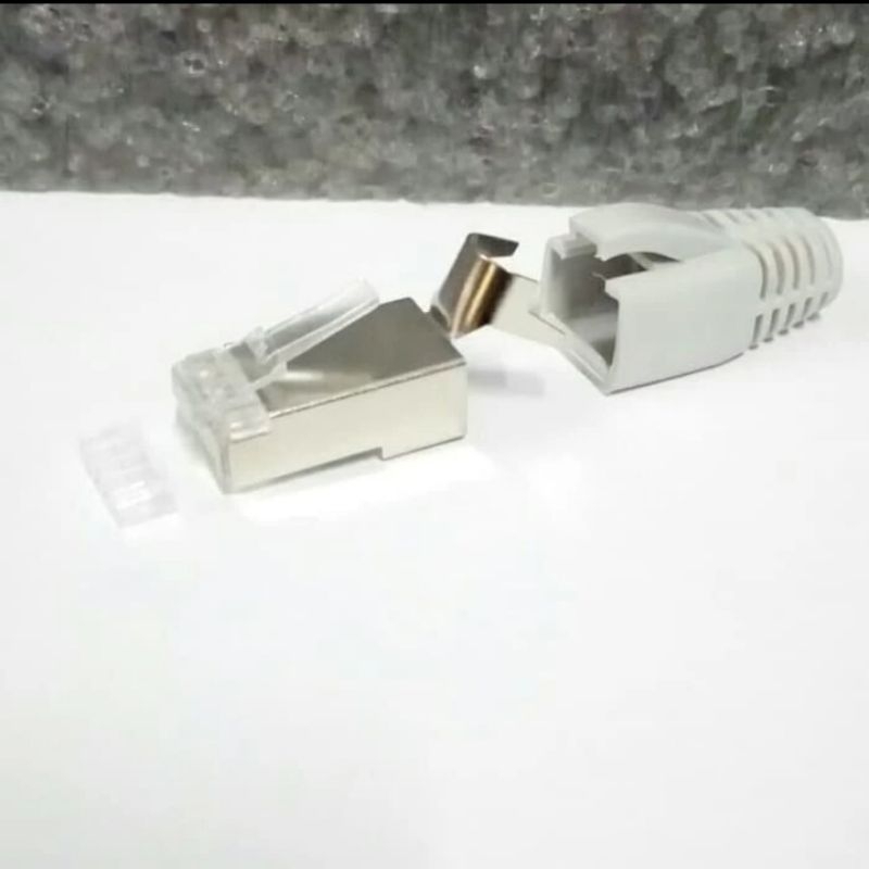 Cat7 Conector RJ45 Cat 7 Cat 6A Shield 8P8C RJ45 Konektor Plug BS36