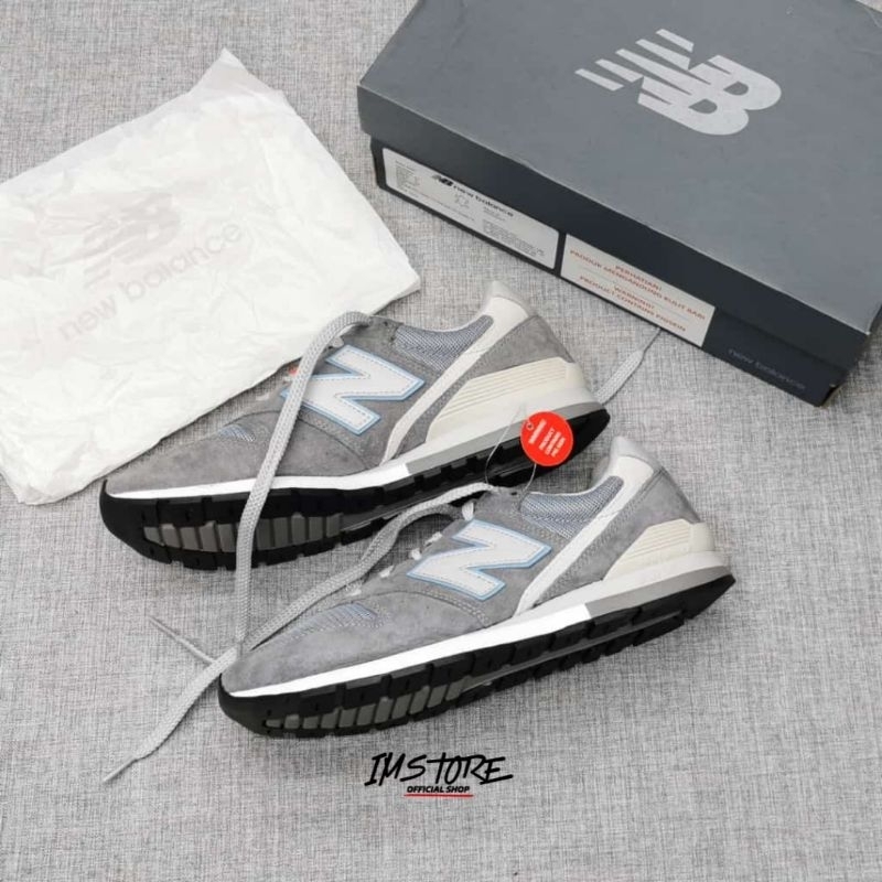 Sepatu New Balance 996 V2 Grey Steel Blue