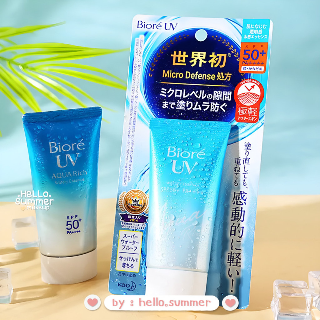 BIORE UV Aqua Rich SUNSCREEN Cream Blocking Moisturaizing Watery Essence SPF 50 PA++++ 50gr