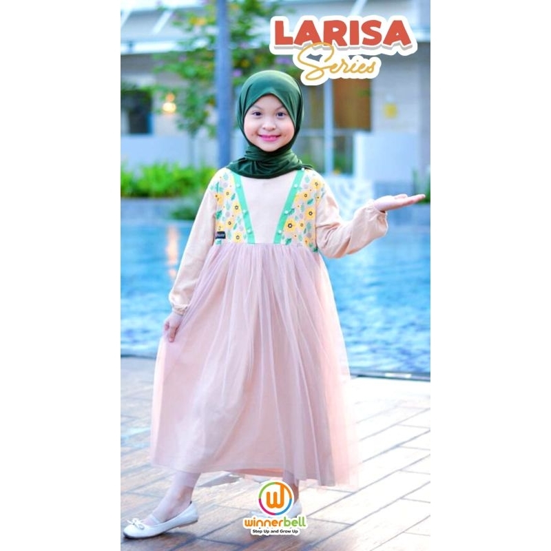 READY GAMIS SET JILBAB LARISA RAYA SERIES BY WINNER