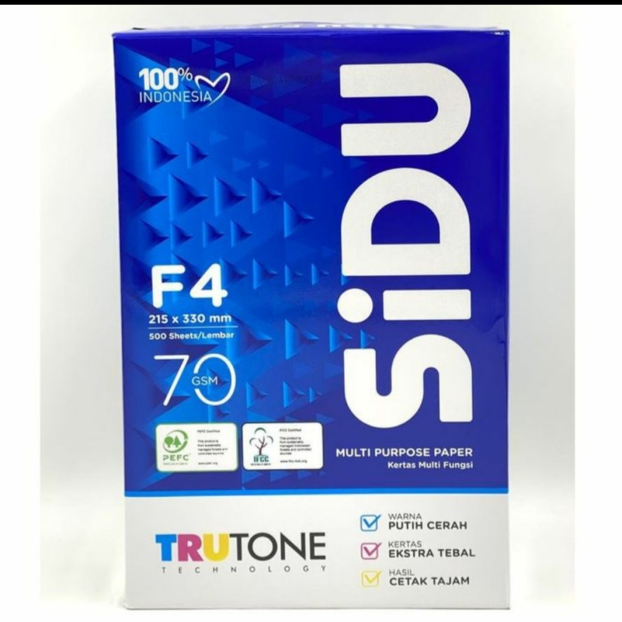

Kertas HVS F4 70 gram Sinar Dunia Bola Dunia Folio