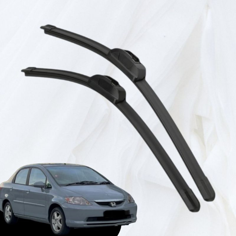 Wiper Depan Frameless Full Karet Honda City IDSI VTEC uk. 22&quot;-14&quot;