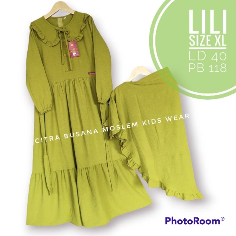 Gamis anak citra busana,baju muslim anak perempuan,gamis anak tanggung,gamis crinkel