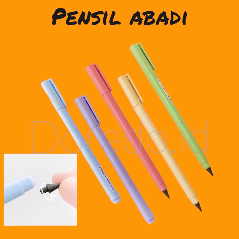 

Eternal Pencil / Pensil Eternal Tanpa Isi Untuk Sekolah / Pensil tanpa rautan / Pensil tanpa batas / Pensil abadi / Pensil Unlimited