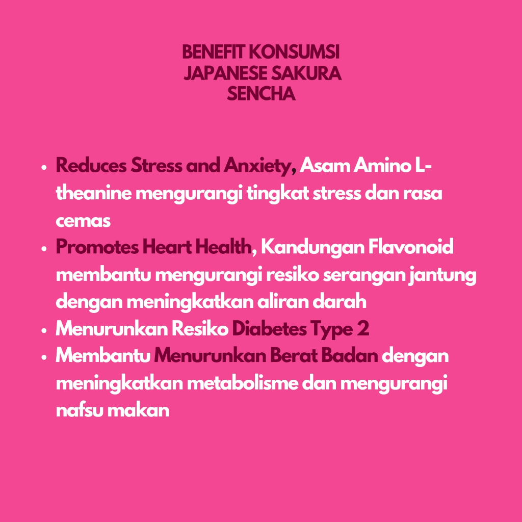 Teh Hijau Single Origin JAPANESE SAKURA SENCHA Kemasan 50gr Teh Seduh Rumahan Teh Seduh Kafe Daun Teh Hijau Asli Bukan Teh Bunga Mix Tea Blend Minuman Teh Sehat Diet Wanita