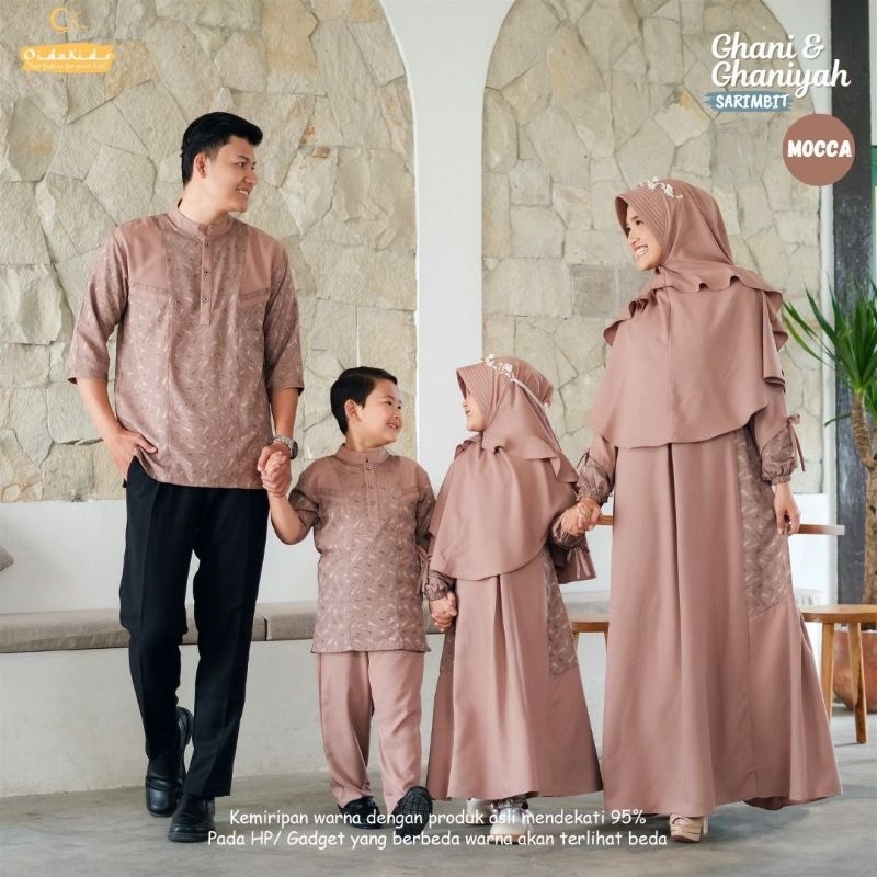 sarimbit ghani ghaniyah oidokids sarimbit keluarga gamis koko keluarga