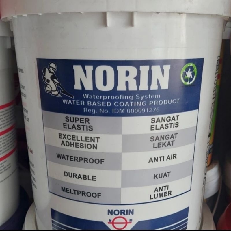 CAT NORIN ANTI BOCOR WATERPROOFING - 20KG - SEJENIS AQUAPROOF