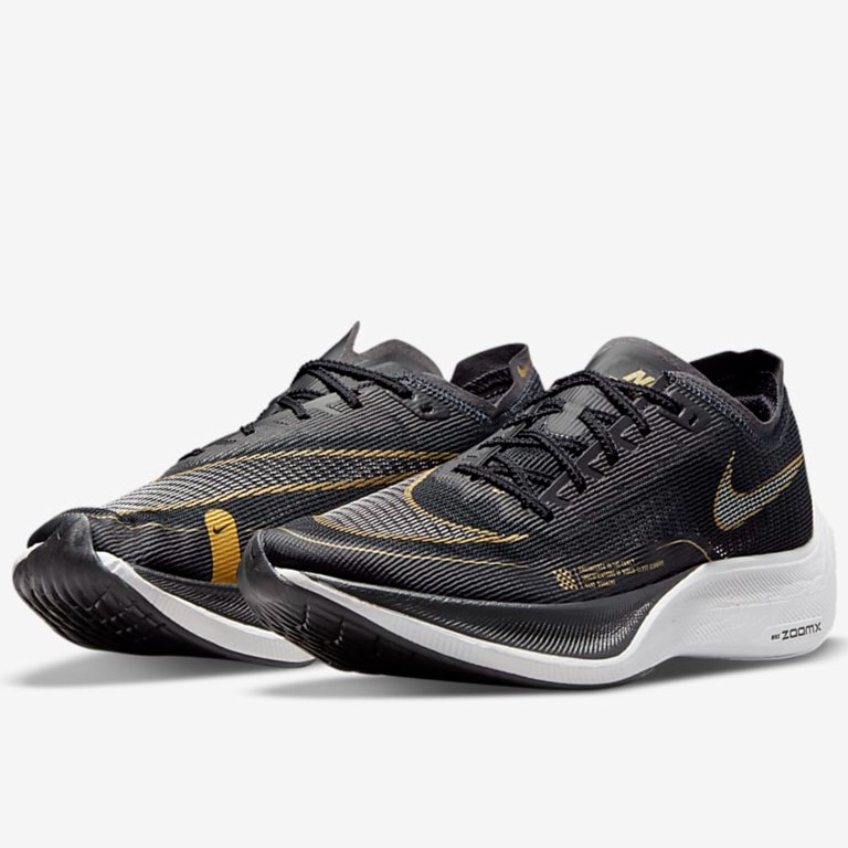 SEPATU RUNNING NIKE ZOOMX VAPORFLY NEXT% 2 BLACK GOLD CU4111-001