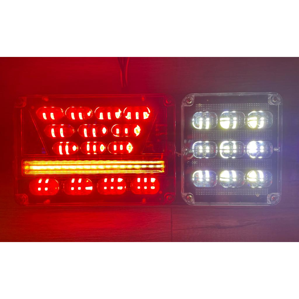 Stop Lamp 24 Volt Truk Model Cembung / Lampu Rem LED Truck 24V Model Cembung