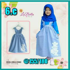 Gamis Hijab Anak Labella Grosir