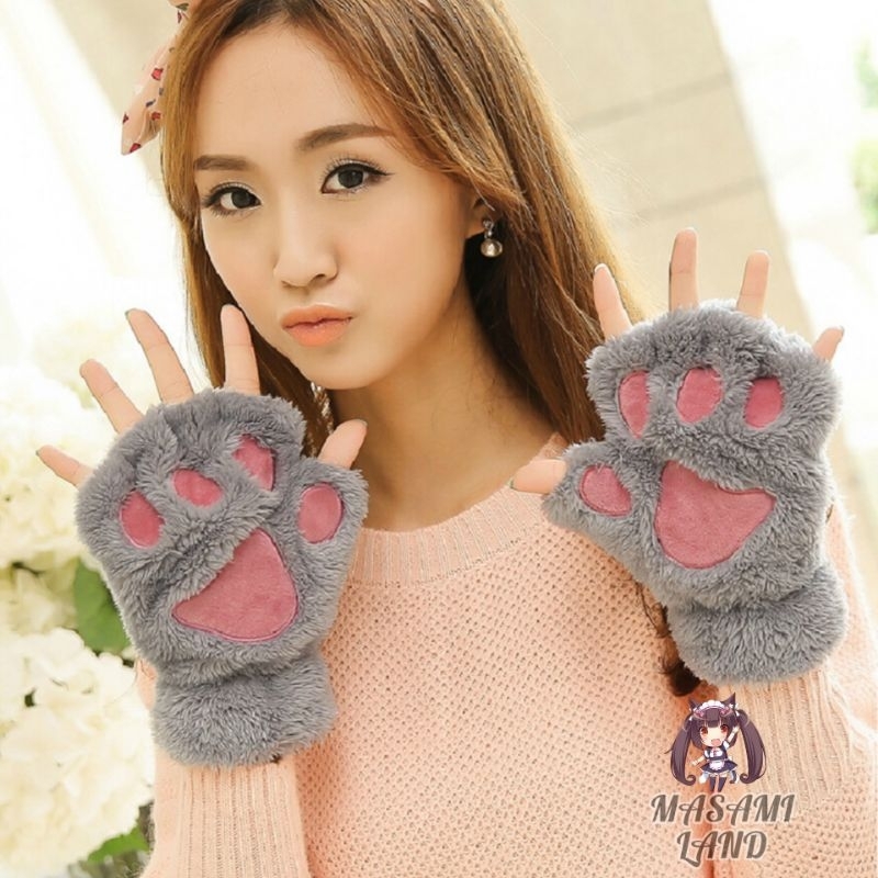 Sarung Tangan Cosplay Paw Kucing / Cat Paw Gloves / Sarung Tangan Cakar Kucing
