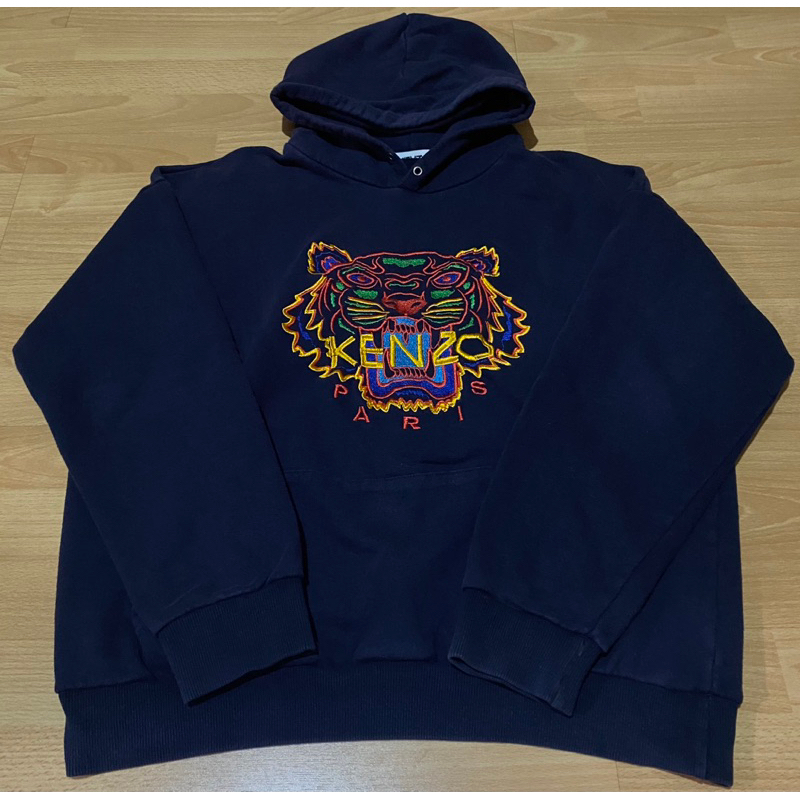 Hoodie Kenzo Paris Big Logo Bordir