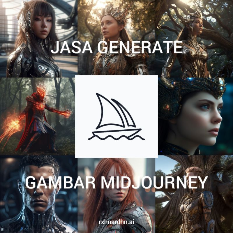 JASA GENERATE GAMBAR MIDJOURNEY AI | Ilustrasi BISA PAKAI WAJAH SENDIRI