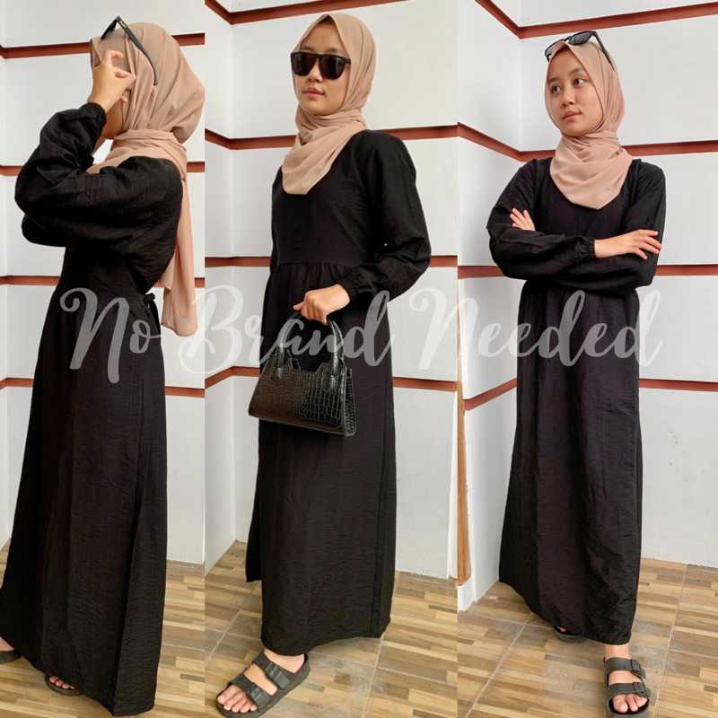 Loli Dress - Dress Gamis Wanita Linen / Busui Wudhu Friendly