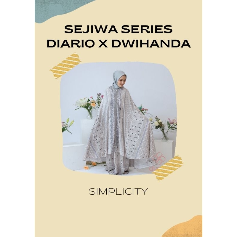 [NEW] Mukena Sejiwa Diario x Dwihanda Simplicity