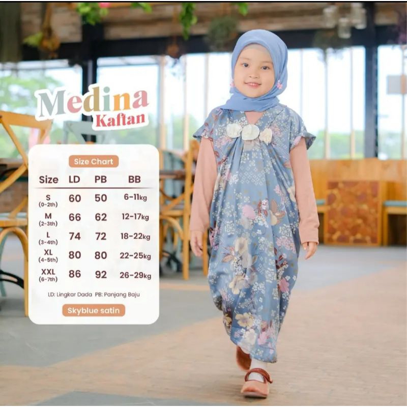 JASTIP PRODUK BBCKIDSWEAR - MEDINA KAFTAN - KAFTAN ANAK UNTUK LEBARAN