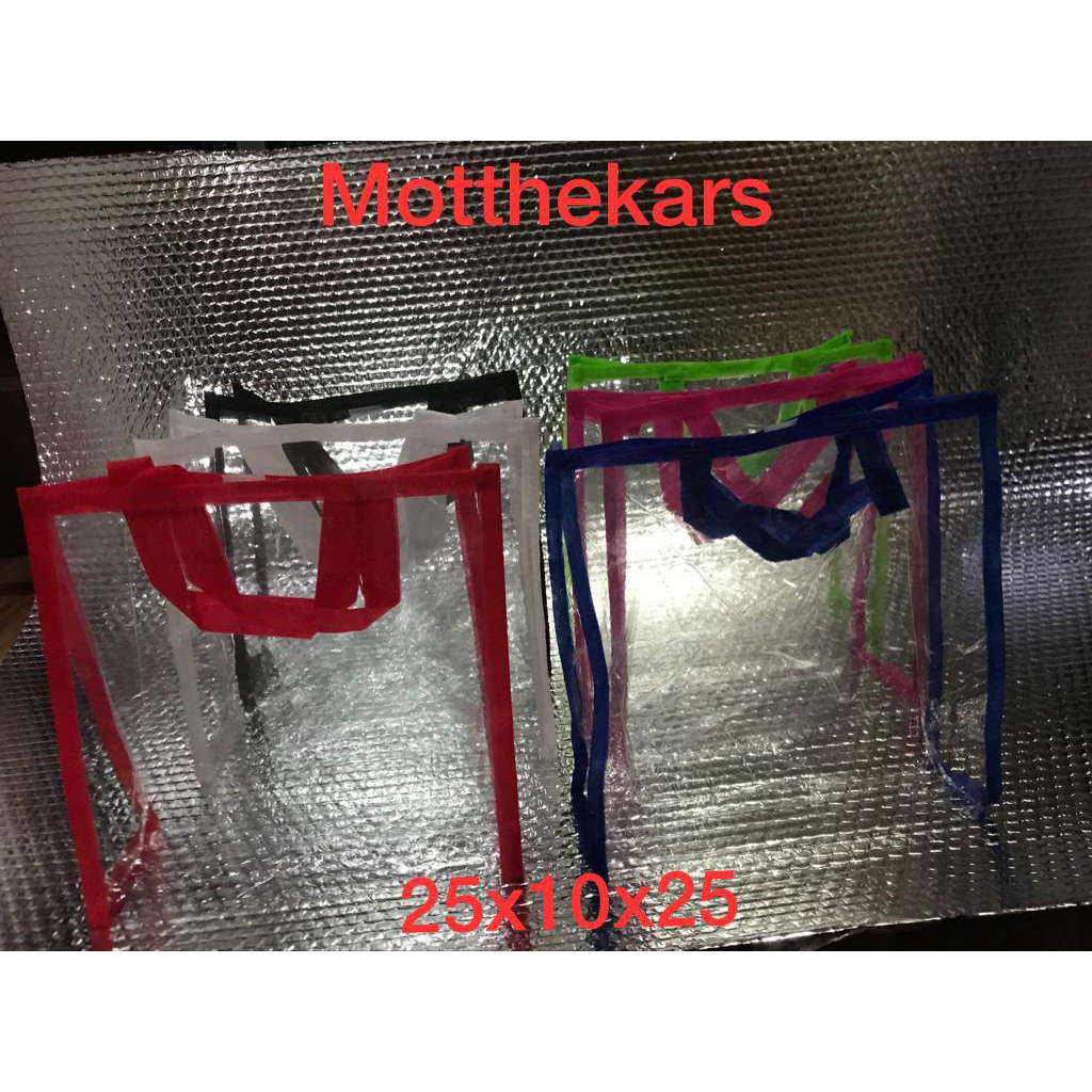 

TAS MIKA tali warna 25X10X25 POLOS TANPA SABLON