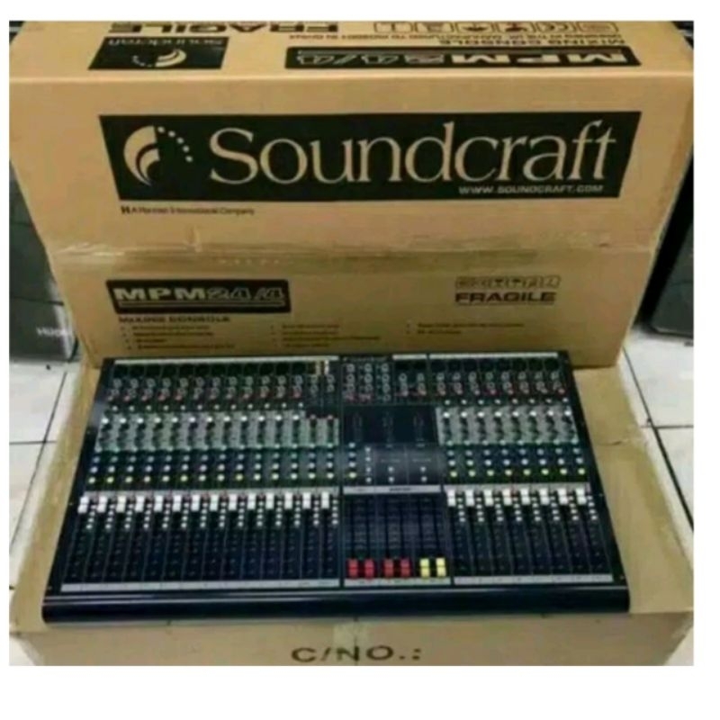 mixer soundcraft Efx20 mixer soundcraft Efx 20