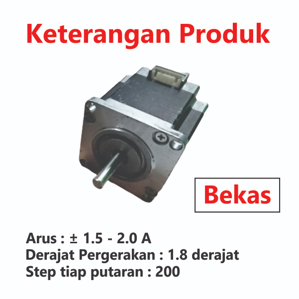 [HAEBOT] Nema 23 57 Mikro Stepper Motor 57mm 54mm CNC 3D Printer Mekanik Slider 1.5A 2.3A Kuat axis Dinamo Induksi Mesin Router Engraver Laser Stepping Drawing