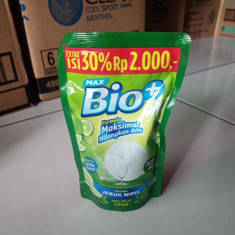 Bio+ cuci piring jeruk nipis 2000an