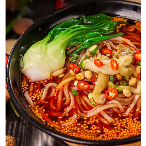 

Virall Suan La Fen / Mie ubi dengan bumbu asam pedas / Huang Long Hong Shu Fen / Spicy Sour Glass Noodles