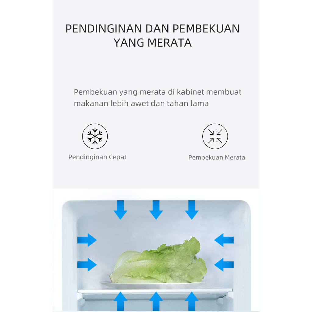 CHiQ Kulkas Lemari Es 2 PINTU 180L CTM228DB