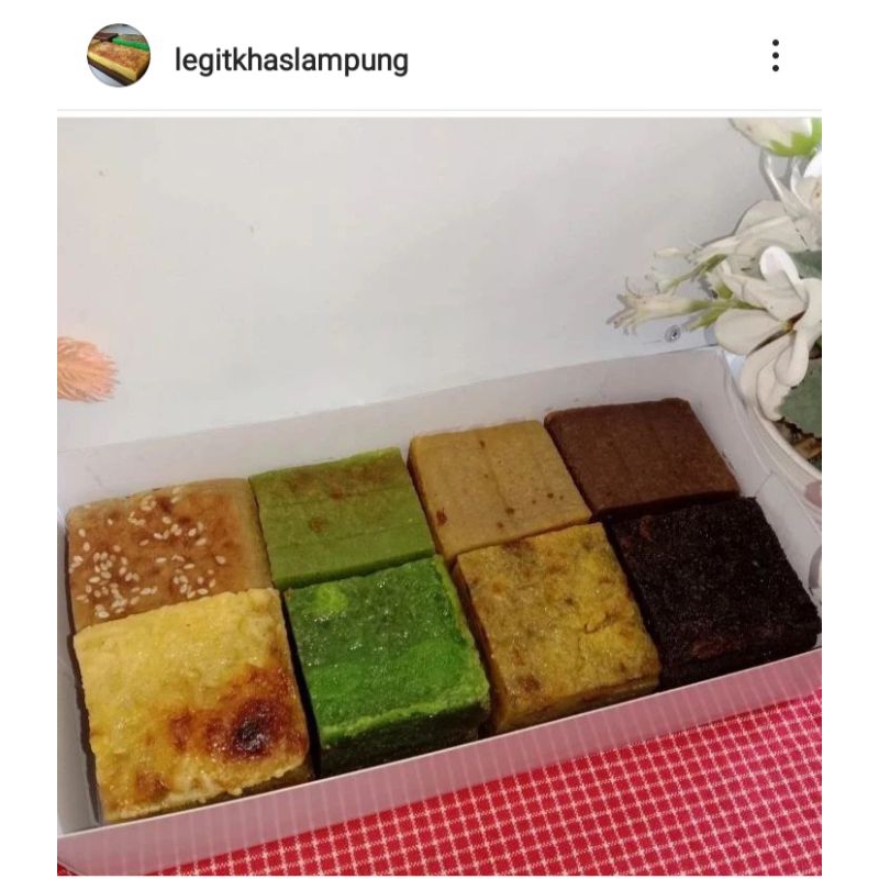 

lapis legit empat rasa mix enkak ketan empat rasa