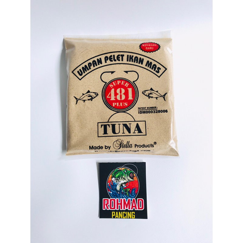 UMPAN PELET IKAN MAS SUPER 481 PLUS