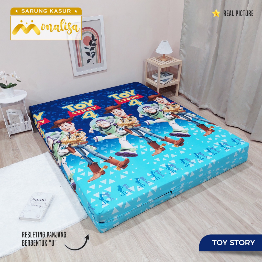 Monalisa Premium Sarung kasur Uk 90/100/120 T 15/20 - Toy Story