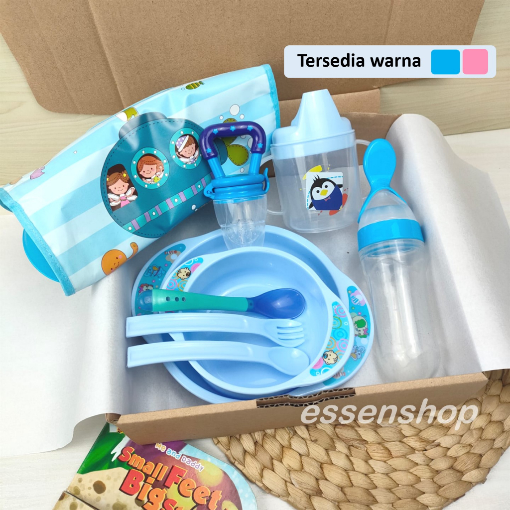 Kado bayi hampers baby feeding set alat makan mpasi