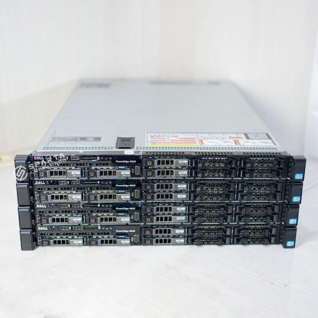 Server Dell PowerEdge R620 12 Core 24 Thread Ram 128GB SSD 1TB Garansi 3 Bulan